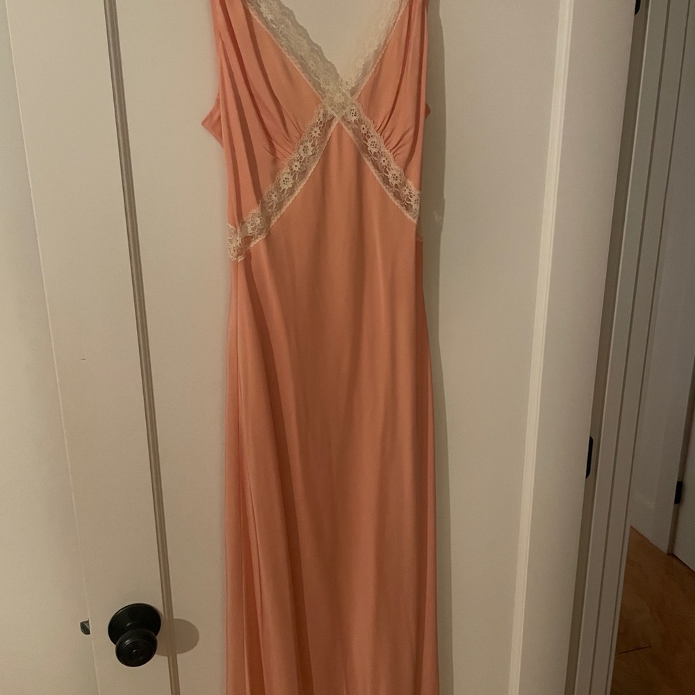 Reformation Pink Lace Detail Dress - Picture 2 of 3